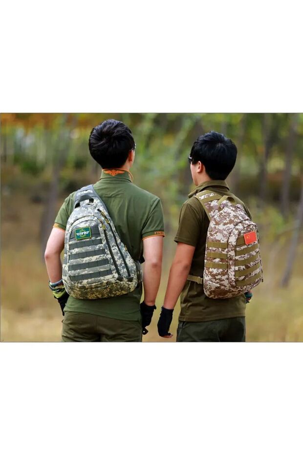 Single Shoulder Camouflage Tactical Backpack - 6