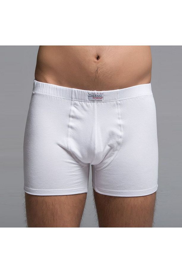 Bambu Erkek Şort Beyaz 3'lü Paket - 6