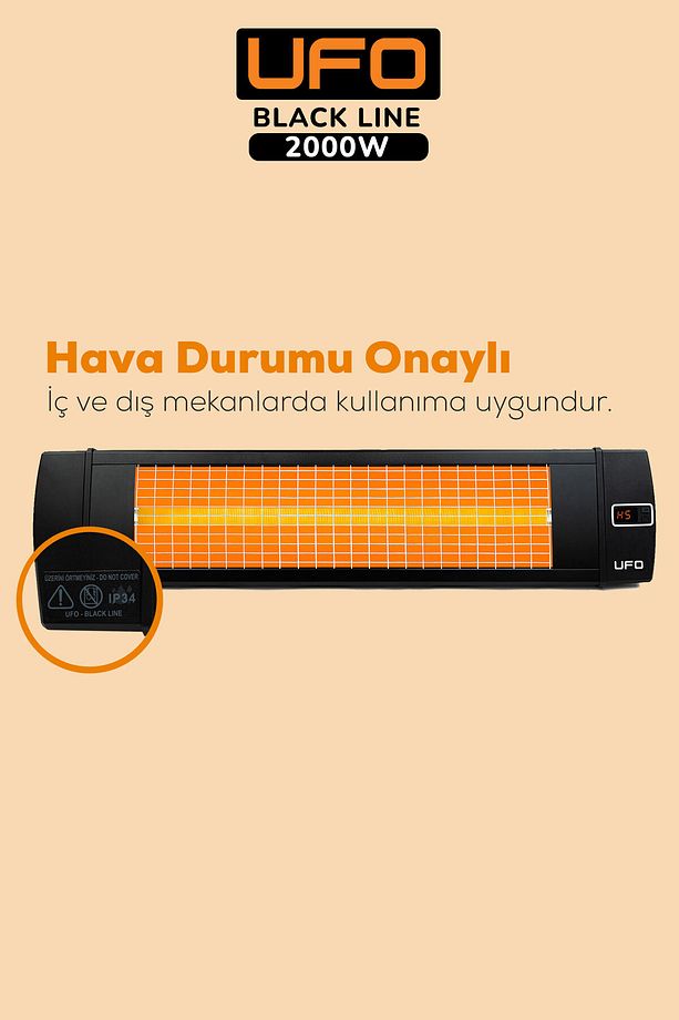 Black Line 2000 W Uk Duvar Tipi Dikey Ve Yatay Kullanım - 4