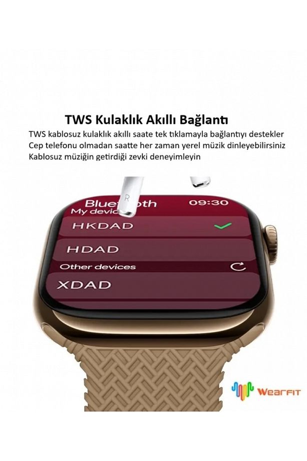 Hk10 Pro Max Plus Amoled Akıllı Saat Erkek Kadın Spor Saatler Serisi 10 Aı Robot Smartwatch Siyah - 4