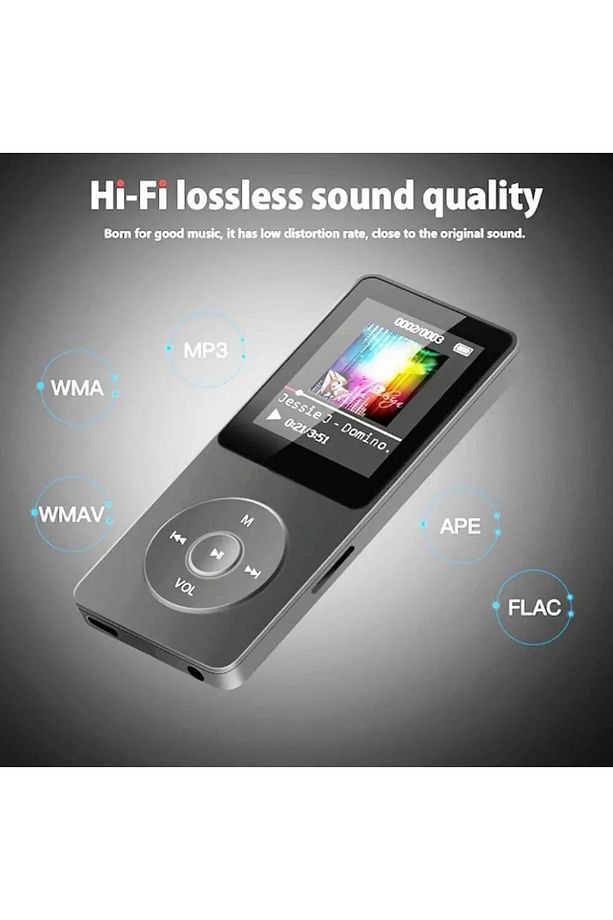 Mp3 Mp4 Player Bluetooth Çalar Ses Kayıt Ve Hoparlör Şarjlı Dahili 8gb Fm Radyolu - 3