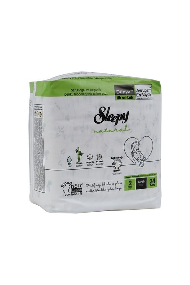 Natural 2 Numara Mini 24'lü Bebek Bezi - 1