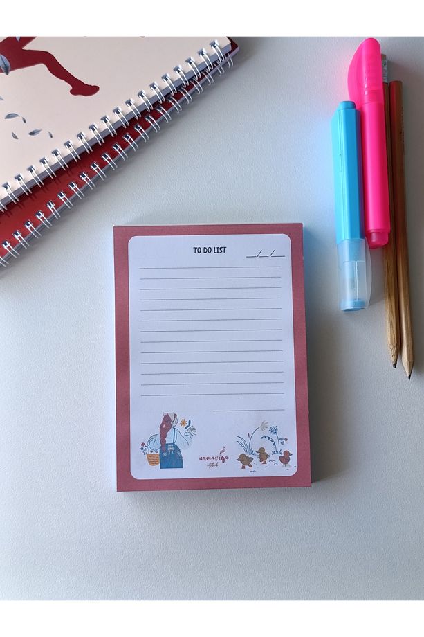 A6 Ebat Mini Bloknot, Notepad, Memopad, Yapılacaklar Listesi, Planlayıcı, To Do List - 1