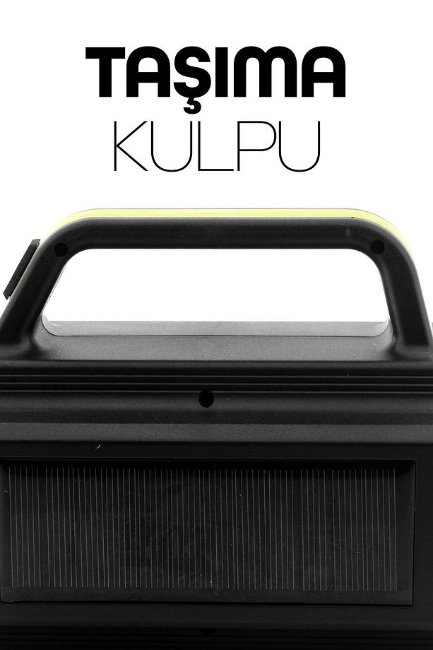 Solarlı El Feneri 6 MODLU Şarjlı Güneş Enerjili 31 COB LED Kamp Lambası Işığı Powerbank TYPE-C 8207 - 7