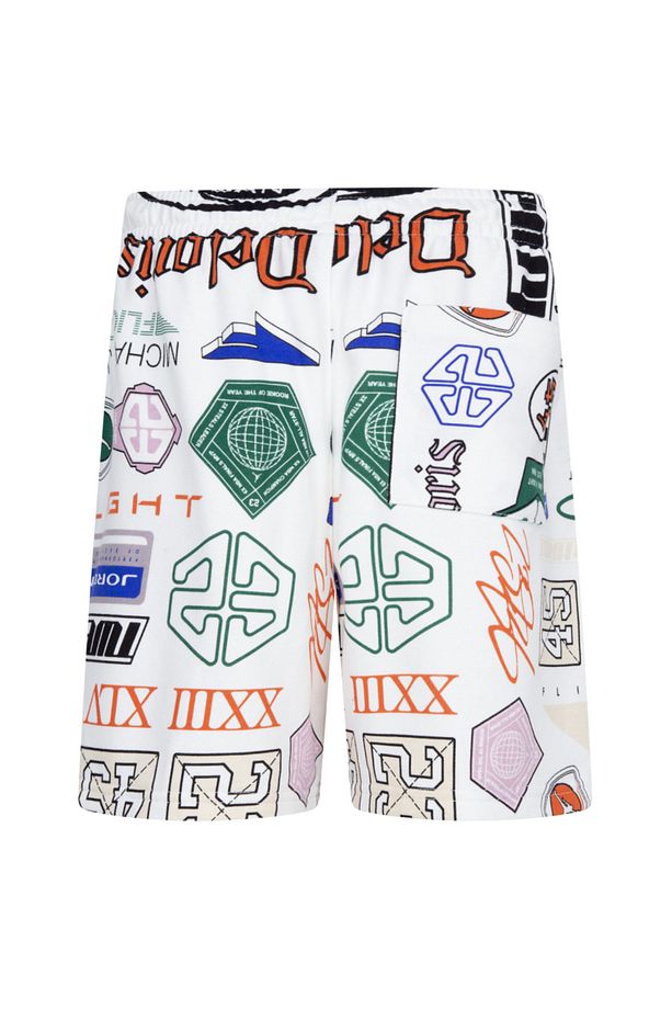 JORDAN JDB MJ ESSENTIALS FT AOP SHORT PAMUKLU ERKEK ÇOCUK ŞORT 95D743-782 - 2