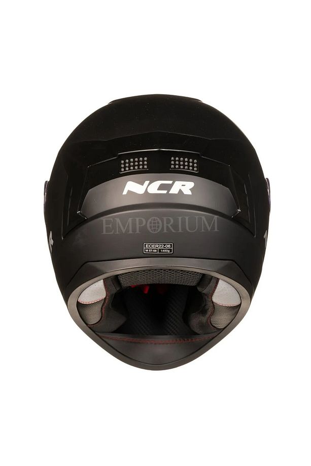 Rapm70 Siyah Camlı Kapalı Mat Kask (ECE BELGELİ) - 4