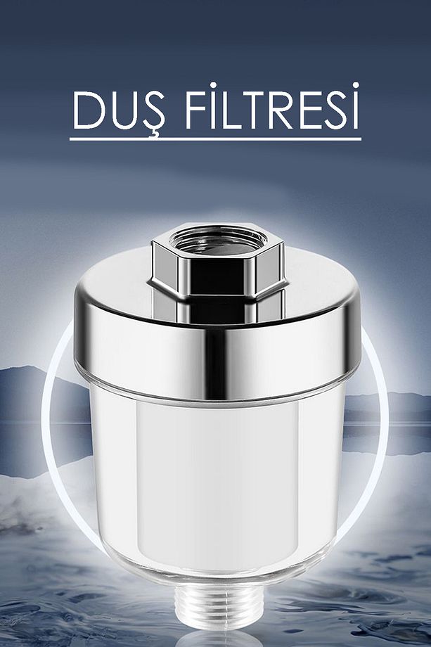 Su Arıtma Filtresi – Duş ve Banyo İçin Kireç ve Partikülleri Arındıran Pamuklu Filtre - 3