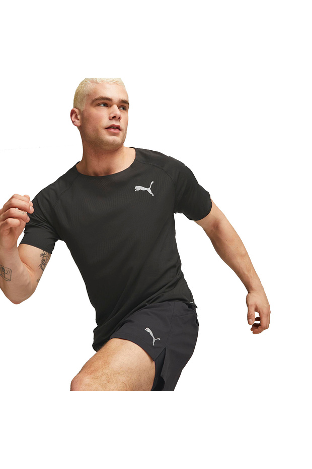 Run Ultraspun Men's Black Running T-Shirt52402901
