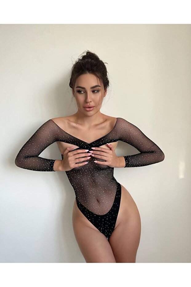 Taçlı Badi Süit Çorap - 1