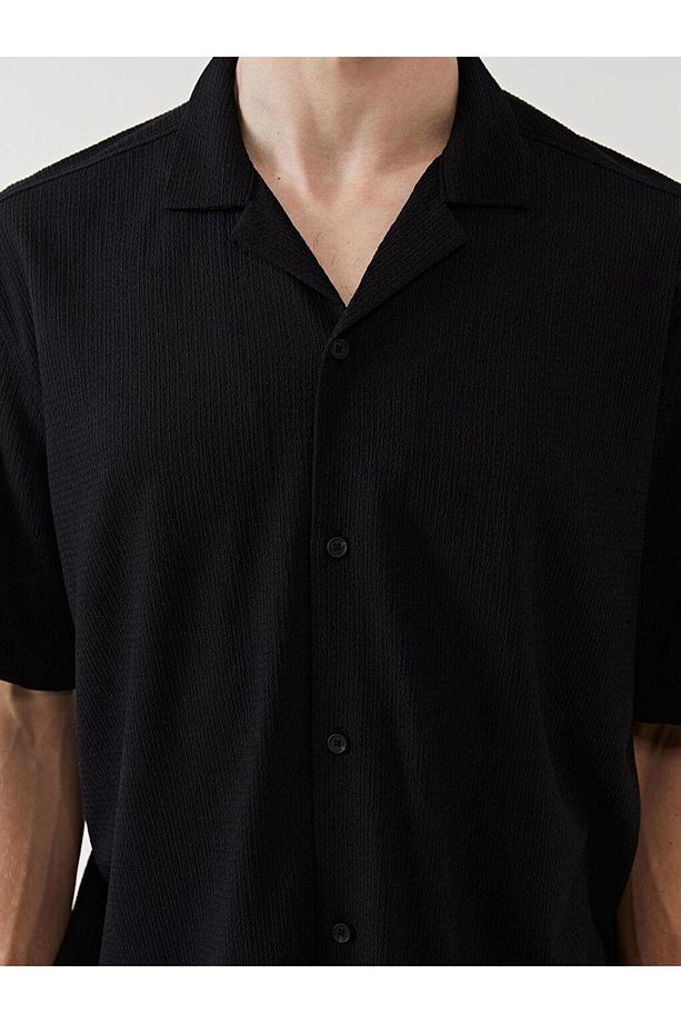LCW Vision Regular Fit Kısa Kollu Erkek Gömlek - 3