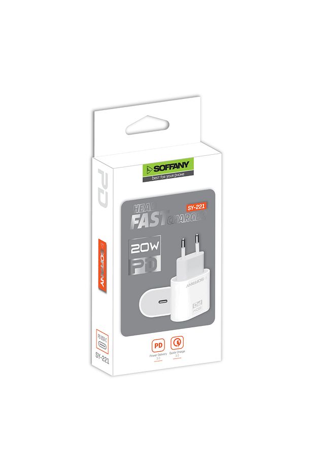 Type-c Hızlı Şarj Başlığı Şarj Adaptörü 20w Turbo - 2