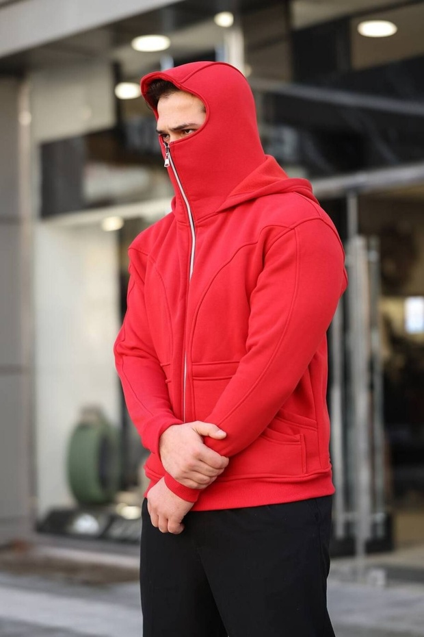 سترة Ninja 3 Thread سميكة بسحاب للجنسين للموسم الجديد
