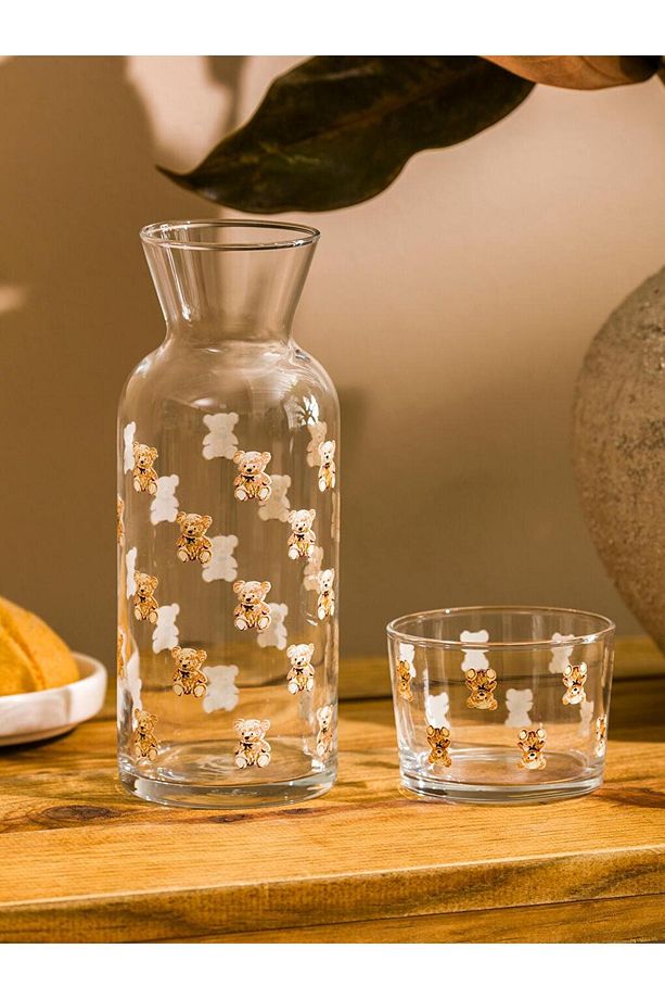 Lcw Home Ayı Teddy Baskılı Cam Su Şişesi 700 Ml - 2