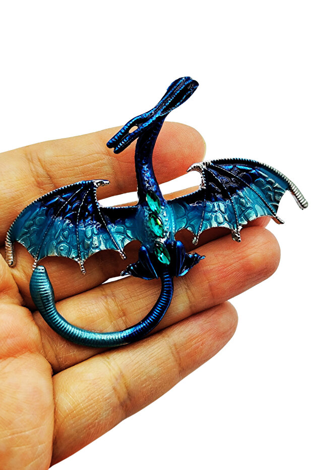 Mavi Ejderha Broş - 1