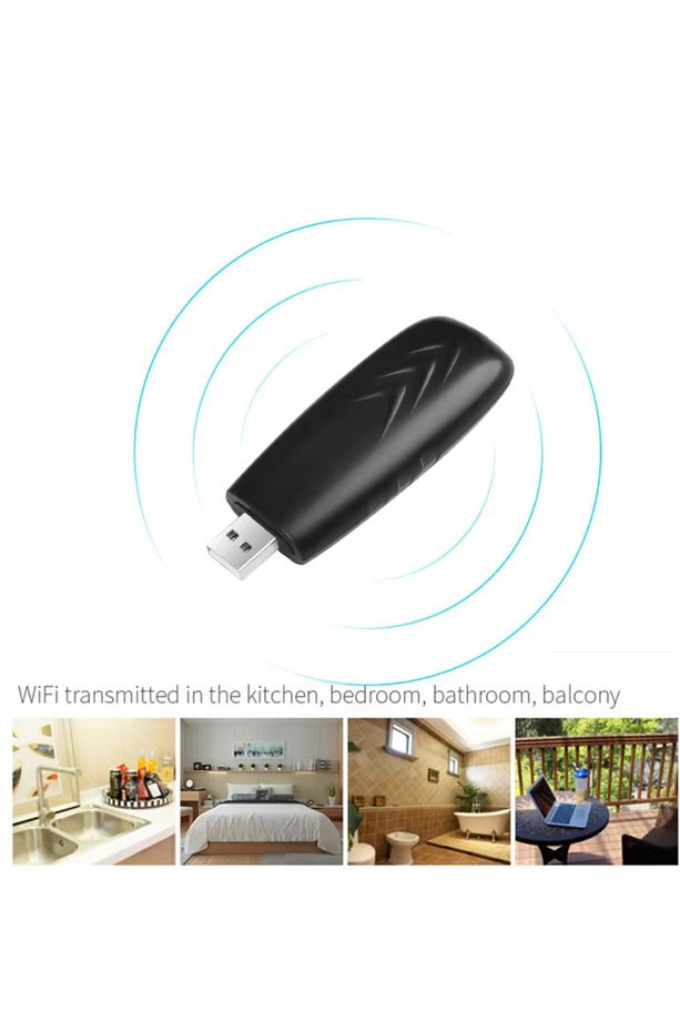 2.4ghz 5 ghz Kablosuz Wifi Alıcısı Kablosuz Wireless Adaptor Usb 2.0 Windows Uyumlu Laptop Wifi AC - 1