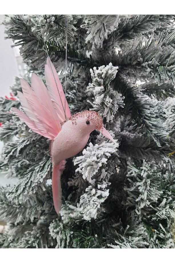 Yapay Kuş Arı Kuşu 1 Adet, Yılbaşı Süsü, Ağaç Süsü, Dekor, Noel - 4