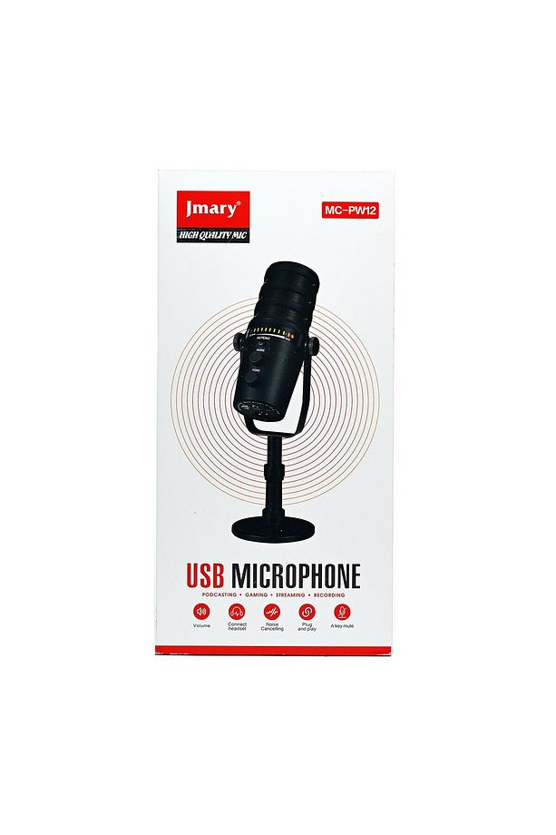 MC-PW12 USB Mikrofon 360 Derece Dönebilen ASMR ve Stüdyo Kayıt Mikrofonu - 2