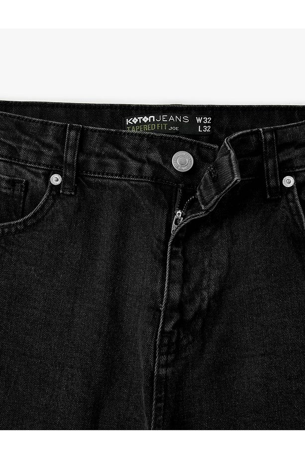 Normal Bel Dar Paça Tapered Fit Jean Pantolon - Joe Jean - 8