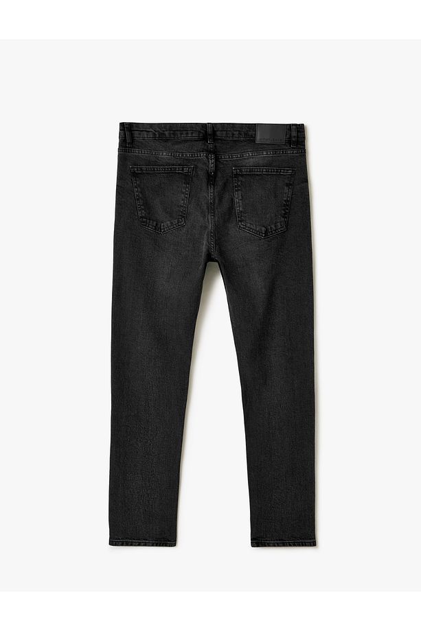 Normal Bel Dar Paça Tapered Fit Jean Pantolon - Joe Jean - 7