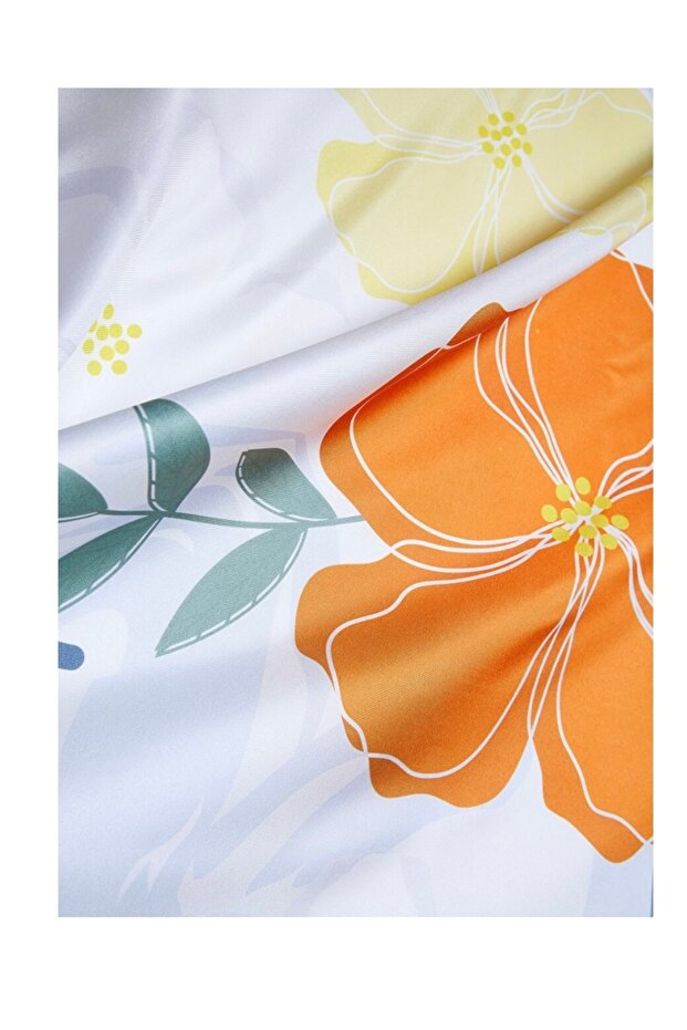 Beyaz 90x90 Eşarp - 2