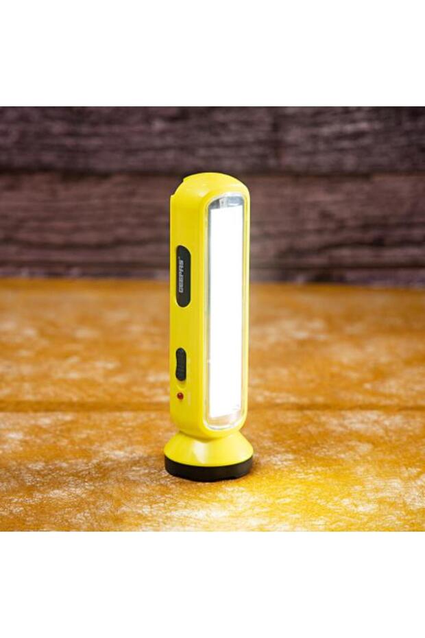 2-in-1 Rechargeable Emergency Lantern with LED Torch - 16 MEGA Luminous Hi-Power LEDs - 2