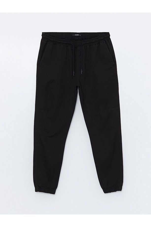 Standart Kalıp Gabardin Erkek Jogger Pantolon - 5