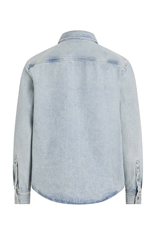 REGULAR DENIM SHIRT - 5
