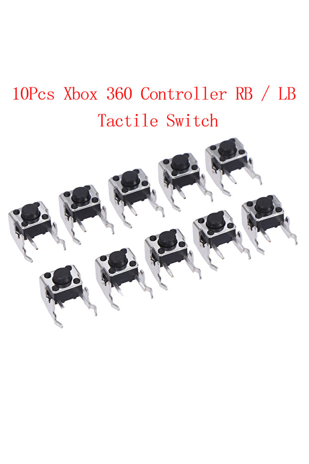 قطعة واحدة من 10 قطع من أزرار التحكم RB / LB ذات المصد المرن لجهاز تحكم Xbox One Xbox 360