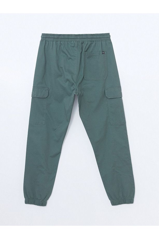 Standart Kalıp Gabardin Erkek Jogger Pantolon - 6