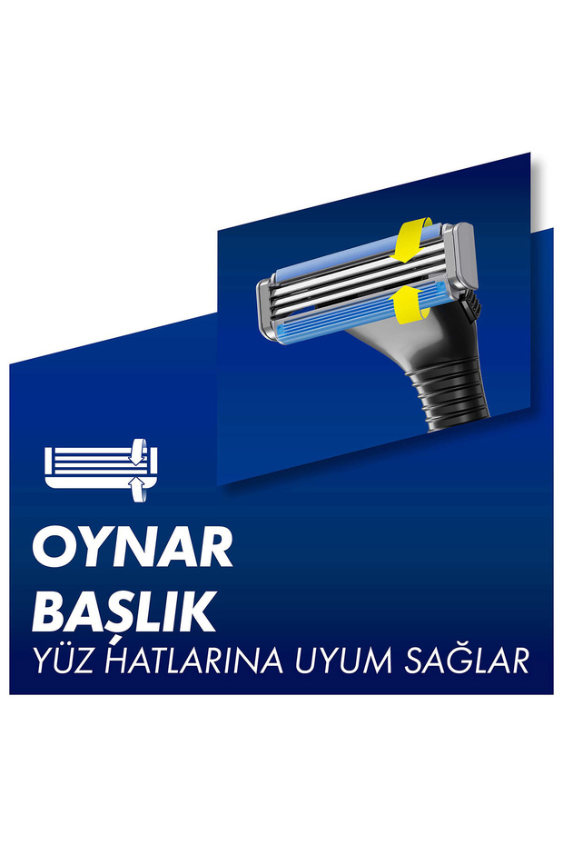 Sensor3 Tıraş Makinesi + 6 Yedek Tıraş Bıçağı - 5