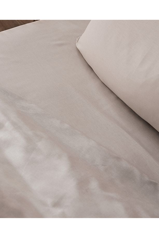 Songe King Size %100 Pamuk Chambre Nevresim Takımı - Taş - 4