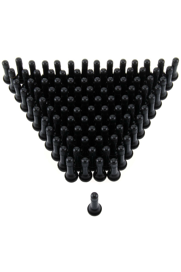 100pcs 100Pcs TR414 Snap-in Tire Valve Stem Universal Car Vacuum Tire Tubeless Tyre Valve Stems W..