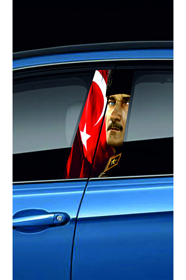 Car Door Post Cover Foil (Right Left Set) (2 Pieces) - 22X52 cm