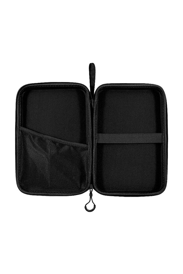 Black 1pc Table Tennis Bat Cover Paddle EVA Bag Ping Pong Cases Zip Pocket Package 290x195x50mm Rack