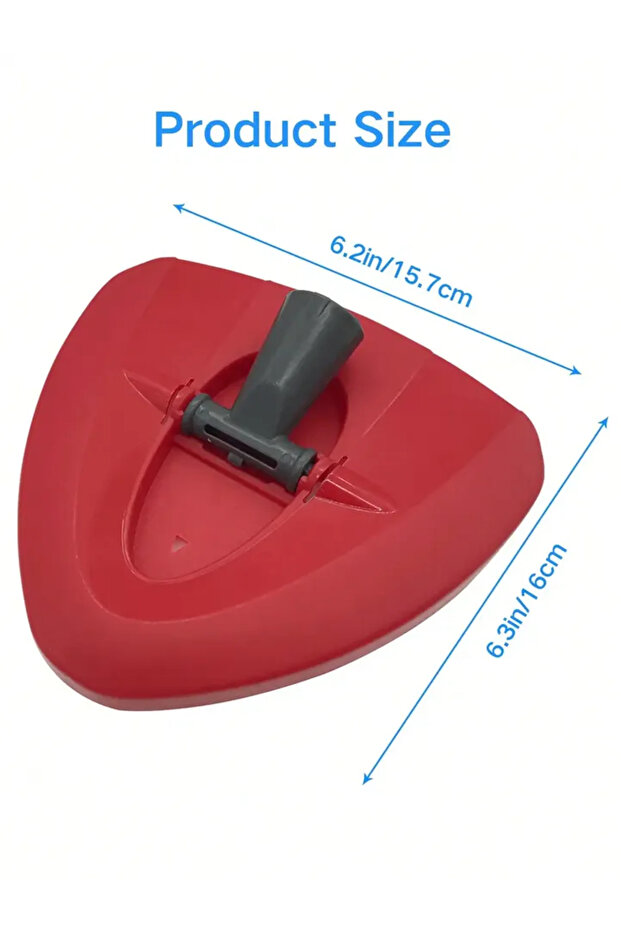 Mop Handle And Base 1*Extendable Spin Mop Handle + 1*Triangle Base Compatible with O-Cedar and Vile - 4
