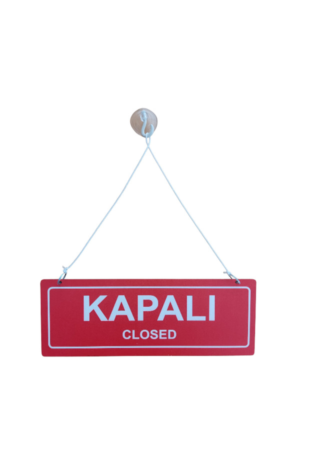 Uv Printed Open Closed Double Direction Door Sign, Store Open Closed Sign, Notice 10X30Cm