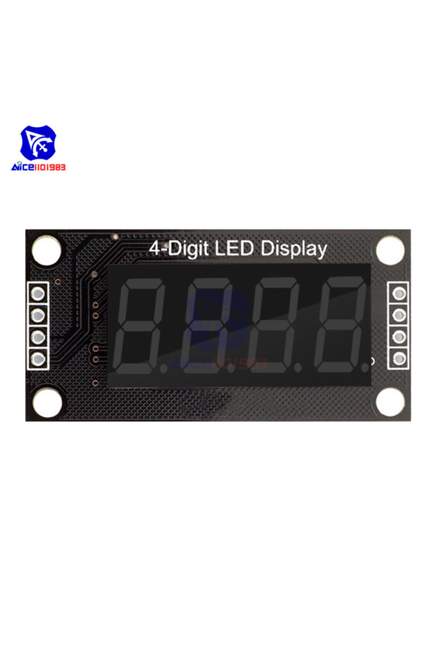 Blue TM1637 0.36" 4 Bit LED Digital Tube Display 7 Segments Red Green Blue Yellow White LED Module B - 5