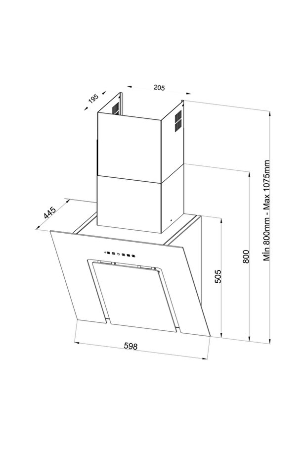 Davlumbaz Lumex BB60 - 2