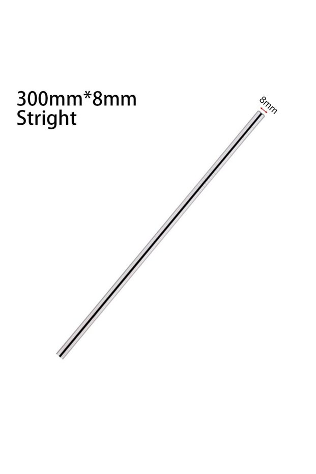 8x300mm stright 1Pcs Reusable Stainless Steel Straws Straight Bent Straws Vacuum Tumbler Themos Cup