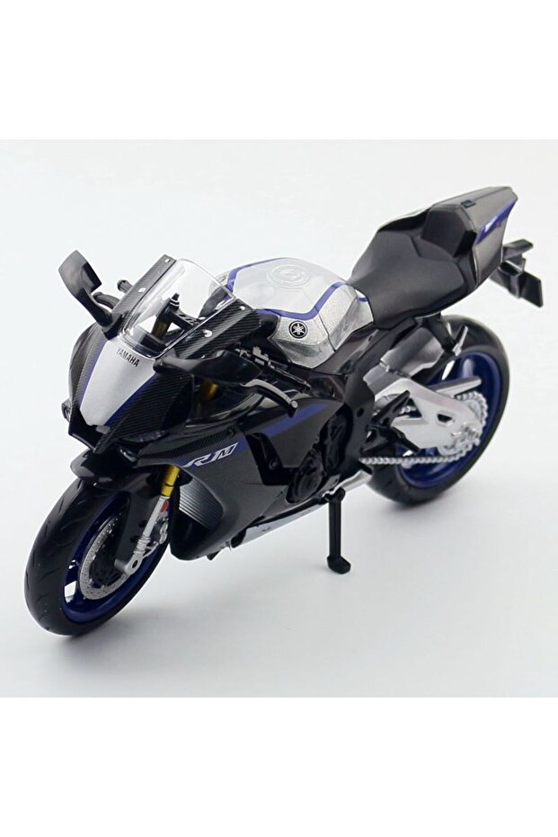 Black 1/12 Scale Yamaha YZF-R1M Motorcycle Model Toy Alloy Diecast Simulation Models Motor Cycle Col