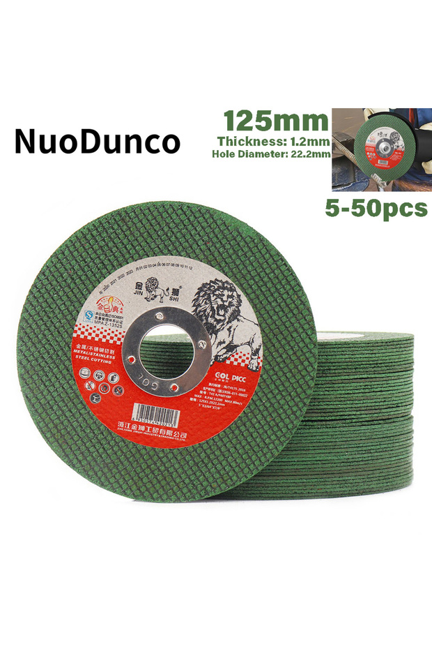 5pcs 125mm Metal Cutting Disc 5 Inch Grinder Dis Resin Cutting Off Saw Blade for Angle Grinder Metal