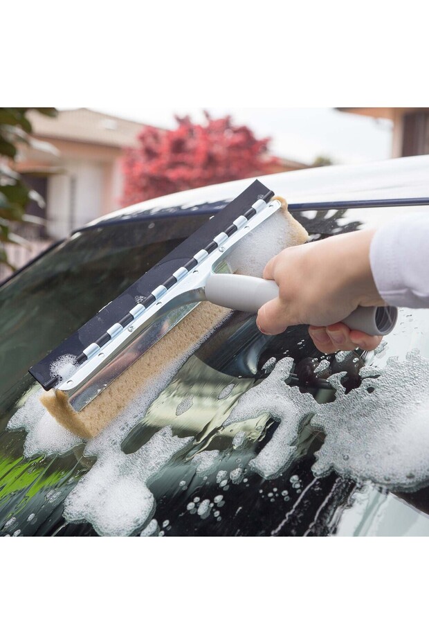 ممسحة غسيل النوافذ مع اسفنجة 25 سم - 2