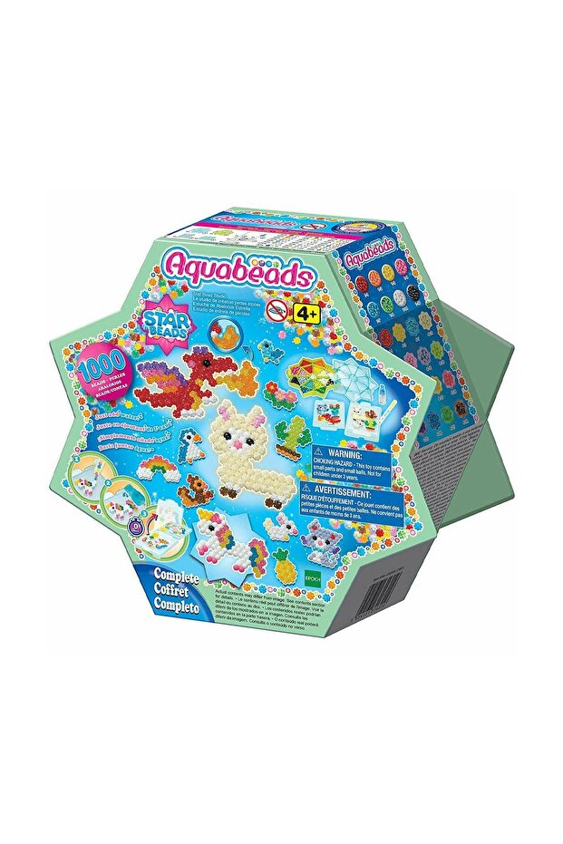 31601 Aquabeads Starbead Starter Set 1000 Pieces Beads +4 Years