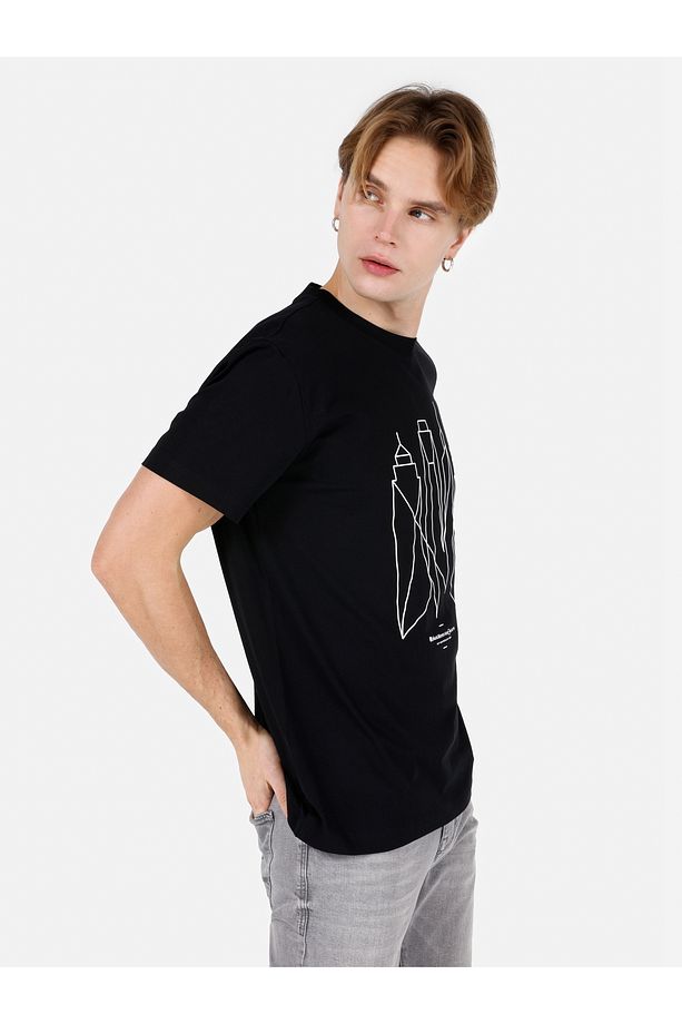 Siyah Erkek Tshirt K.kol - 5