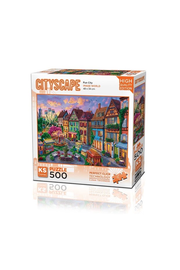 20047 Fun City 500 Piece Puzzle -KS