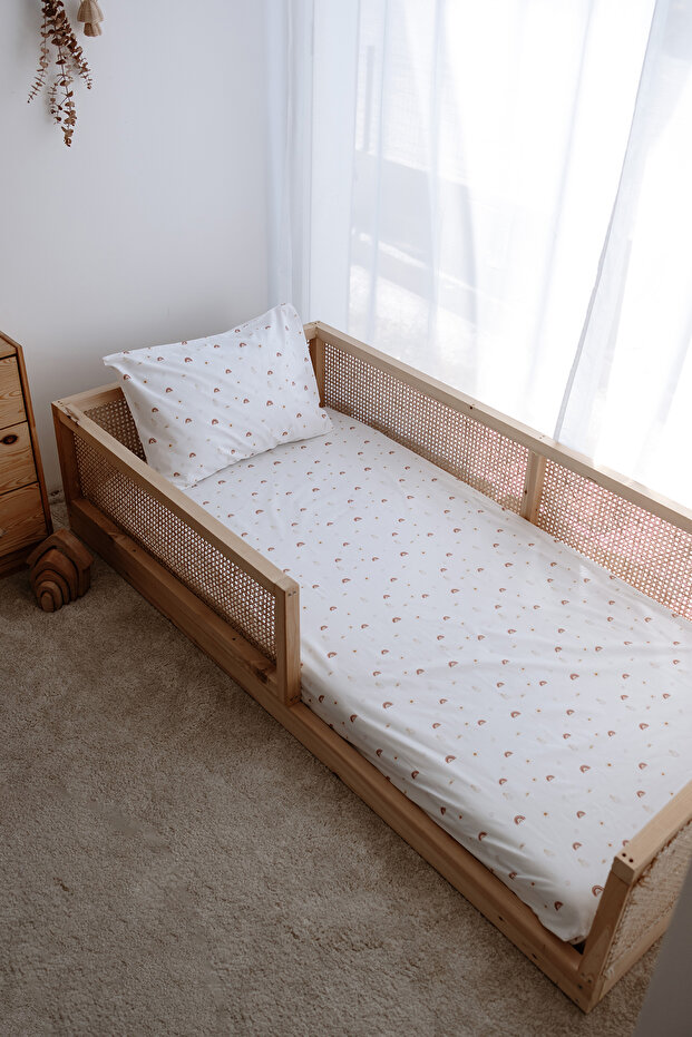 طقم ملاءات مطاطية مفردة |   بوهو قوس قزح - 3