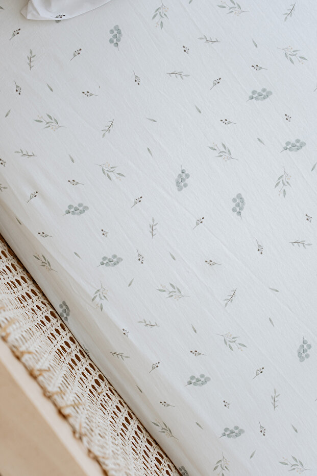 طقم ملاءات مطاطية مفردة | الأوكالبتوس - 5