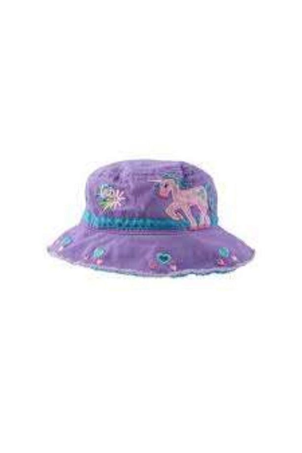 Kız Bebek Şapka Unicorn Mor - 4
