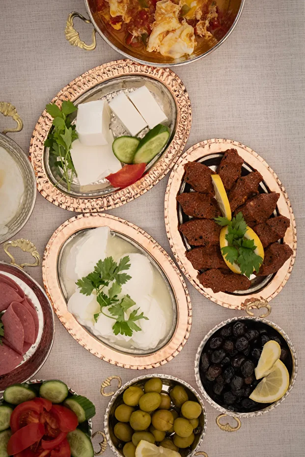 Bakır Sunum Tabağı 1 Adet - 1