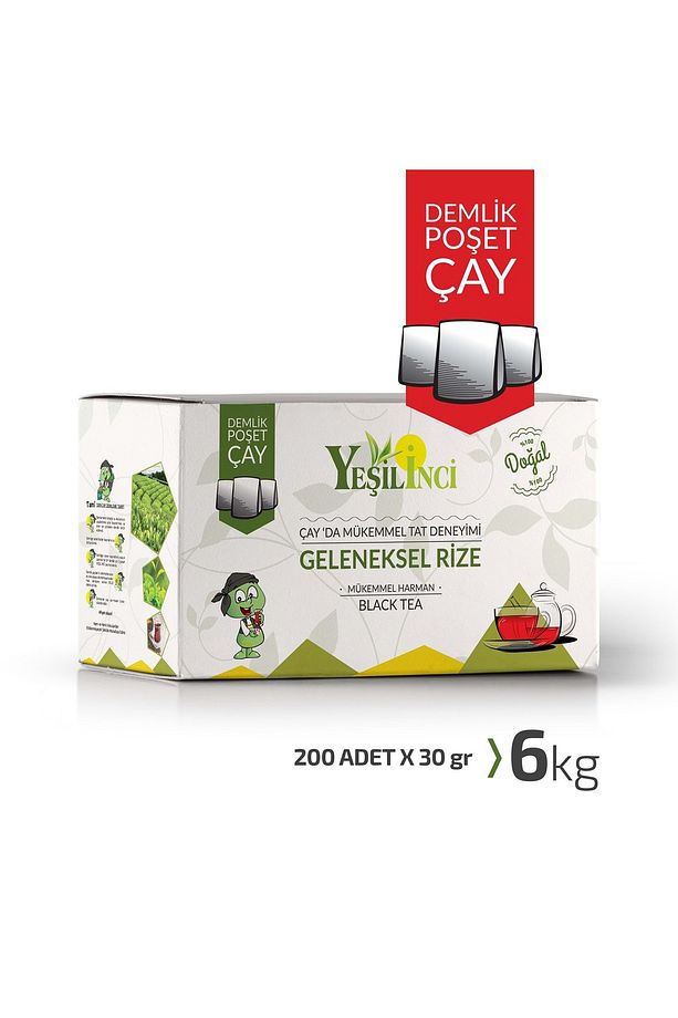 Yeşil Inci Demlik Poşet 6 Kg 30 Gr X 200 Adet - 1